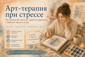 Арт-терапия при стрессе: как снизить напряжение и восстановить внутреннее равновесие
