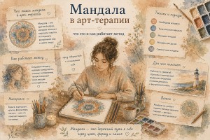 Мандала в арт-терапии: что это и как работает метод