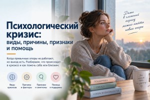 Психологический кризис: виды, причины, признаки и помощь