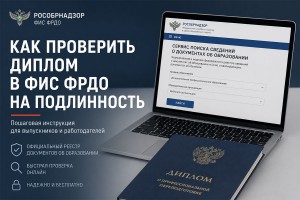 Как проверить диплом в ФИС ФРДО на подлинность — инструкция