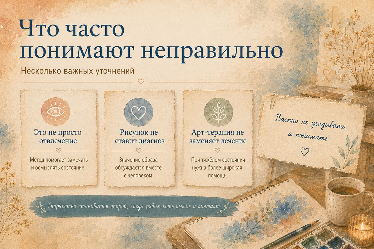 Распространённые заблуждения об арт-терапии и снижении стресса