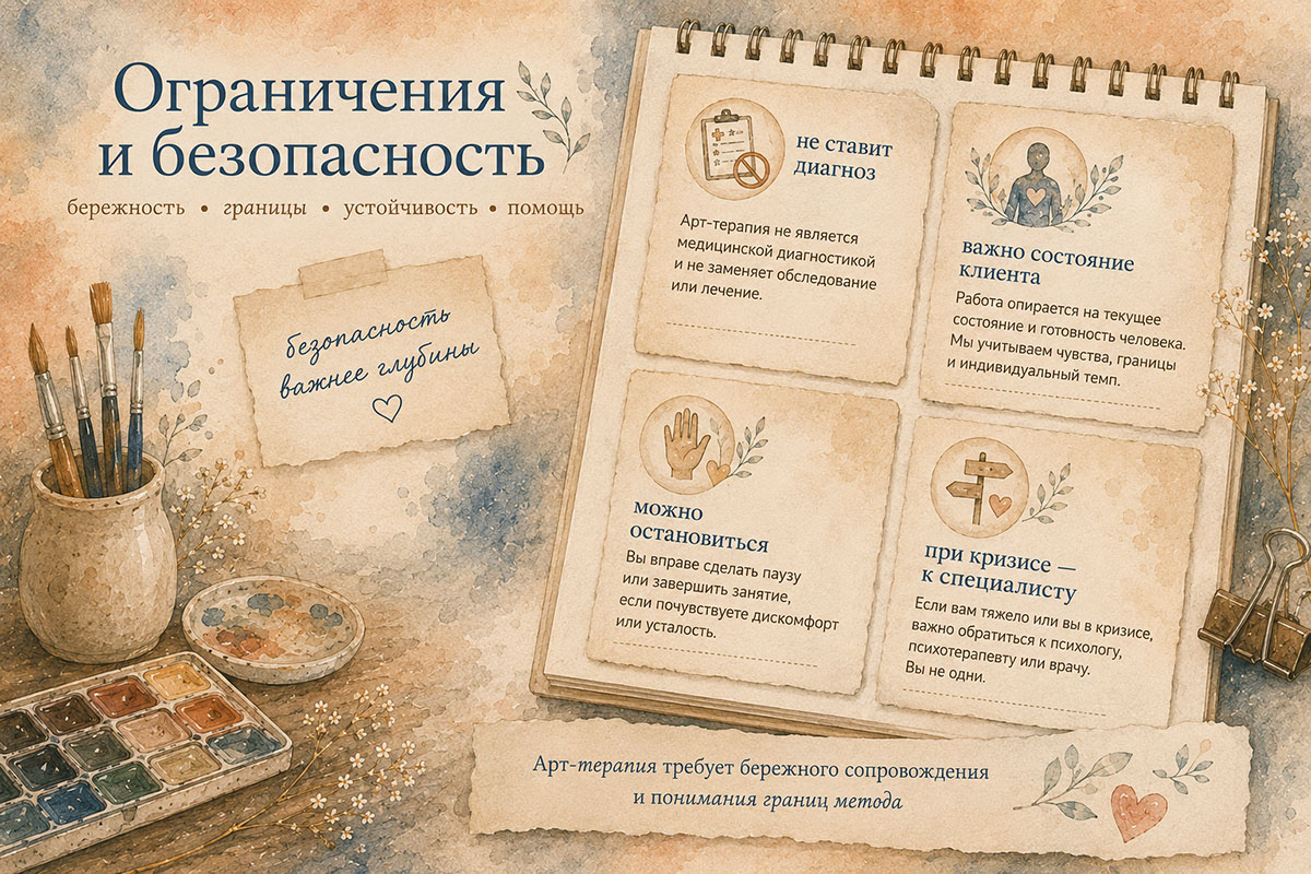 Ограничения арт-терапии при работе с низкой самооценкой