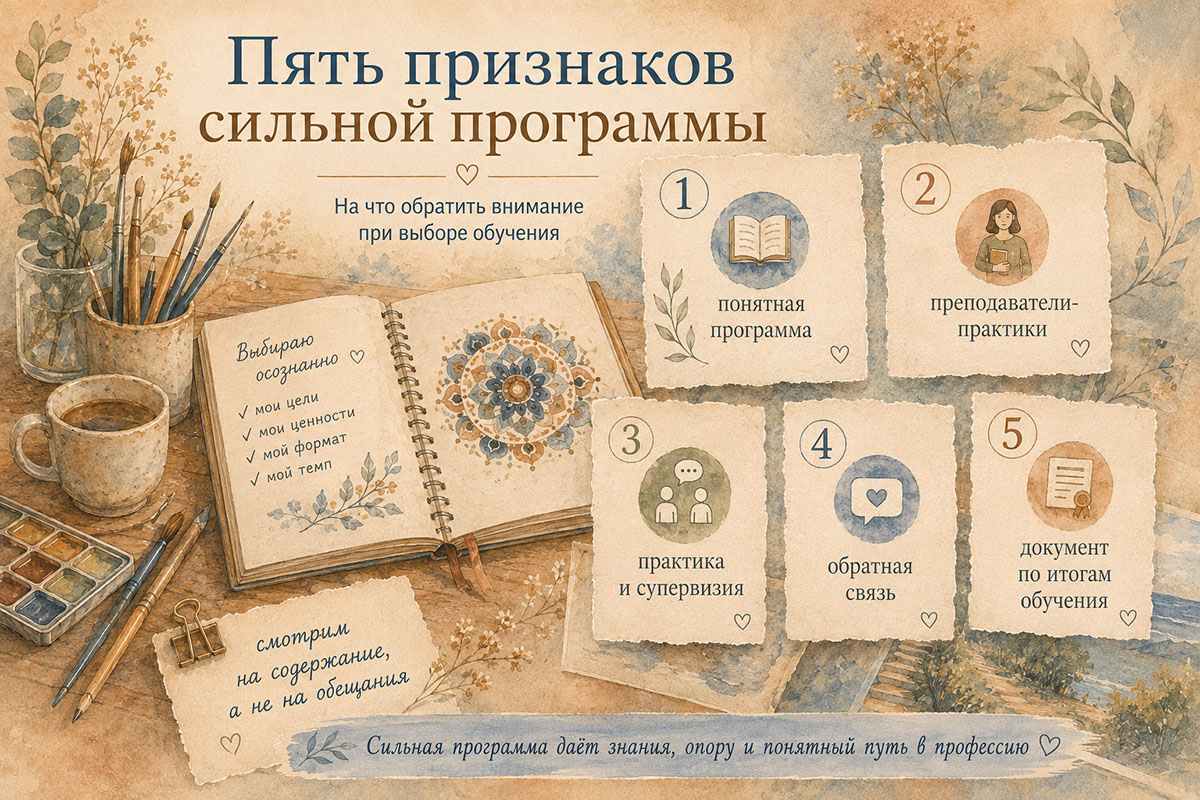 Критерии качества онлайн-курса по арт-терапии