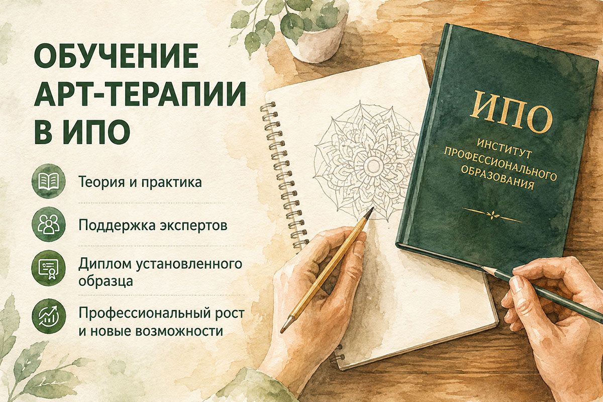 Обучение арт-терапии в ИПО — теория, практика и профессиональная подготовка