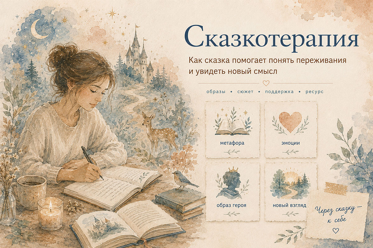 Сказкотерапия — психологическая работа со сказкой, метафорой, героем и символическим сюжетом
