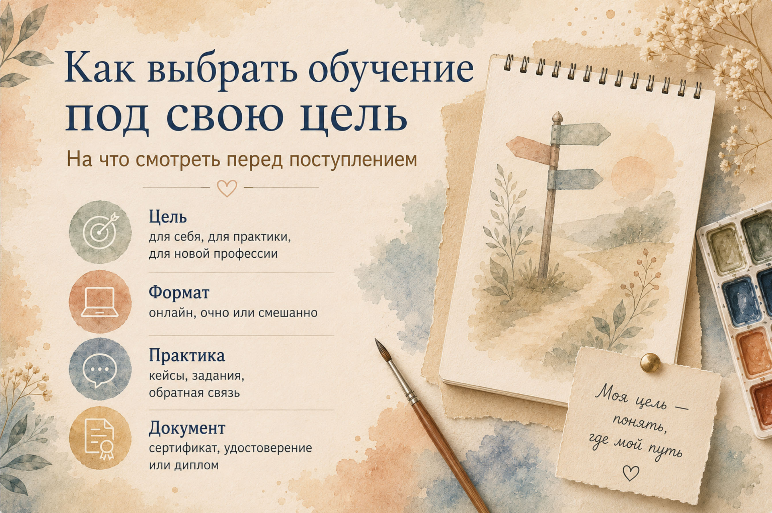 Как выбрать обучение по арт-терапии под свою цель: формат, практика, документ и профессиональный результат
