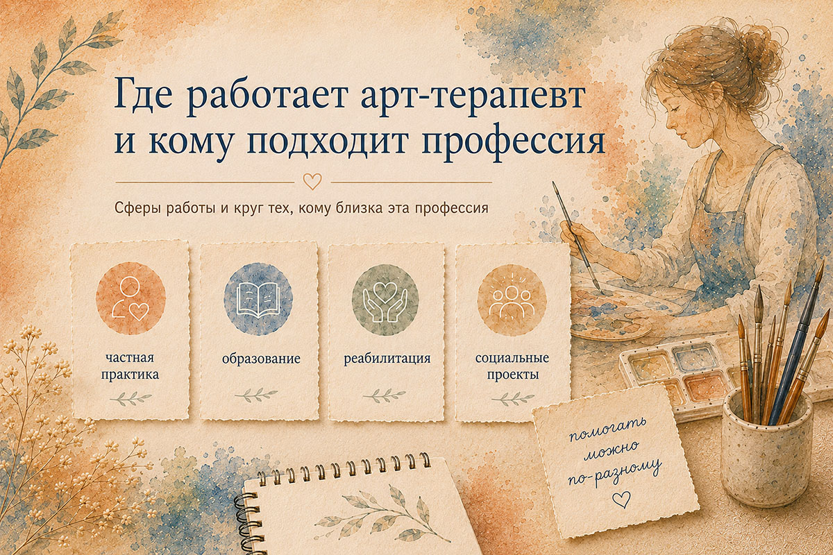 Где работает арт-терапевт — частная практика, образование, реабилитация и социальные проекты