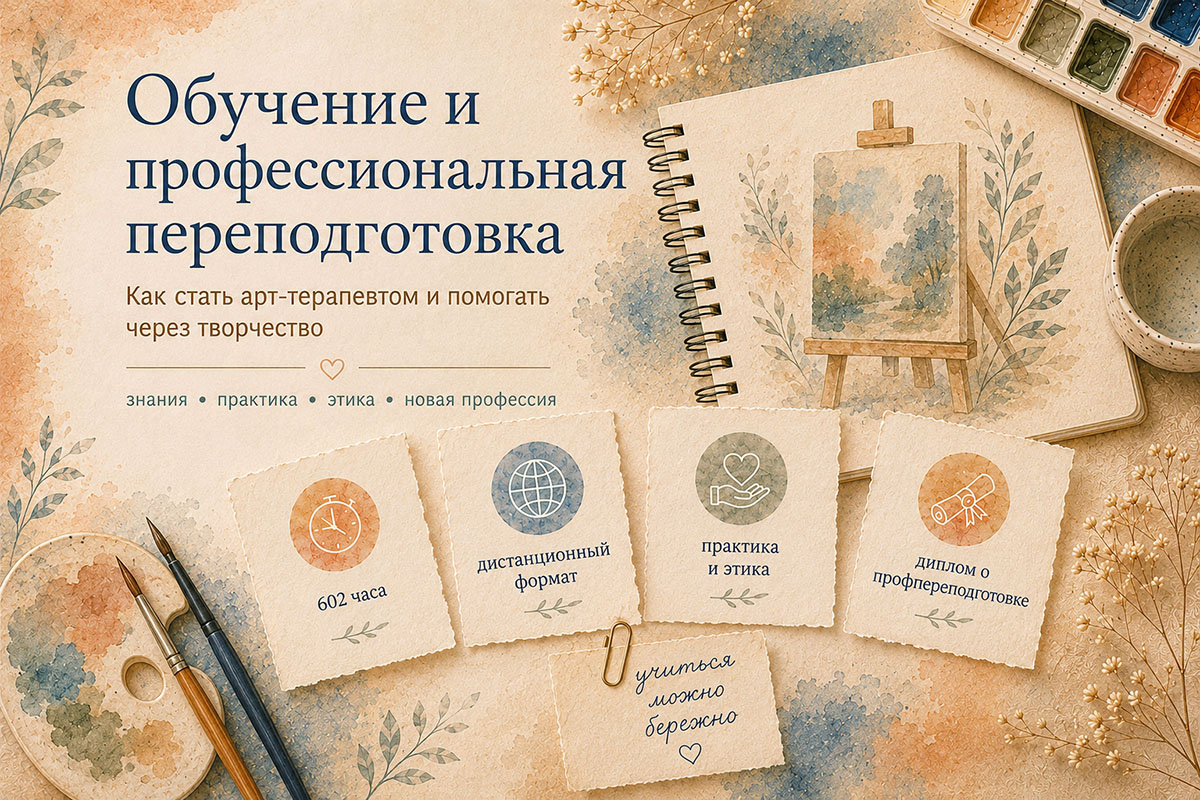 Как стать арт-терапевтом — образование, профессиональная переподготовка, практика и супервизия