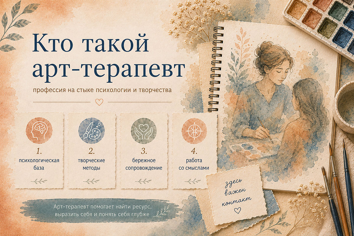 Кто такой арт-терапевт — психологическая база, творческие методы и бережное сопровождение