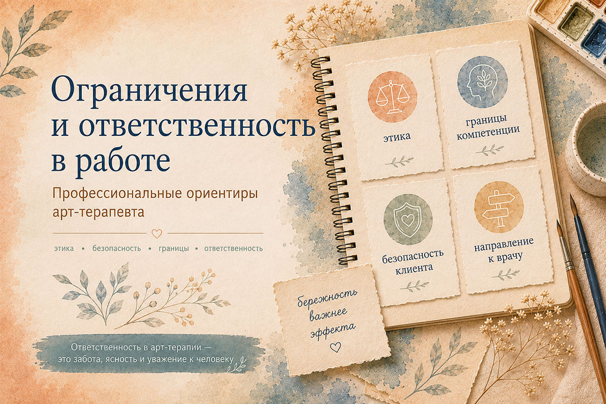 Ограничения, профессиональная этика и ответственность арт-терапевта