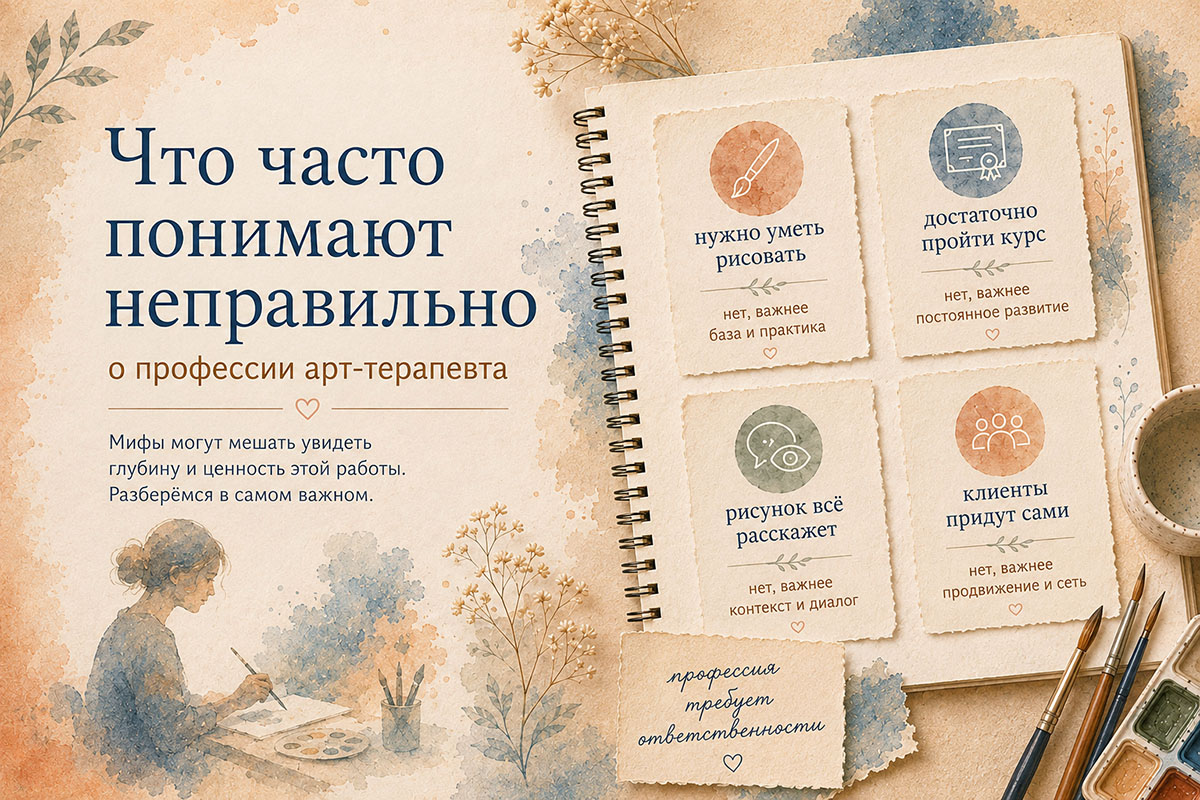 Что часто понимают неправильно о профессии арт-терапевта