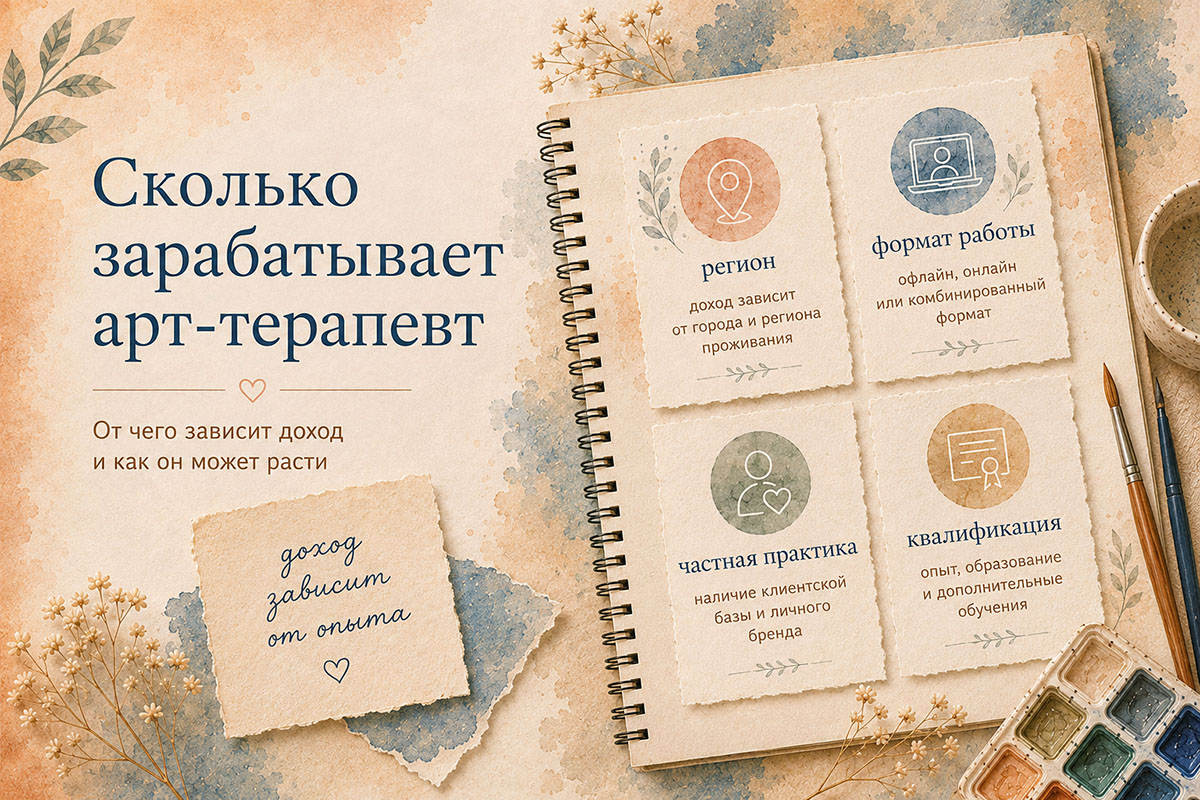 Сколько зарабатывает арт-терапевт и от чего зависит доход специалиста
